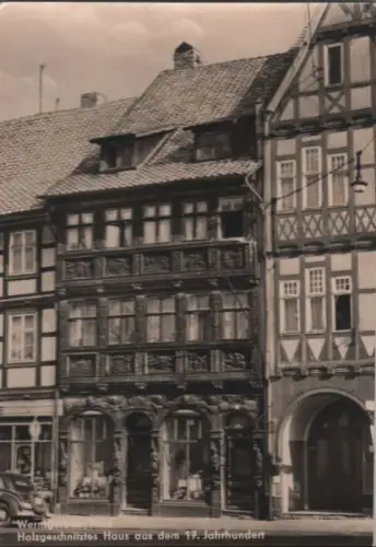 Wernigerode - Holzgeschnitztes Haus - 1966