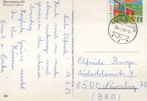 Schweiz - Sternenberg - Schweiz - Blick auf Hörnli