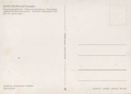 Moritzburg - 5 Bilder
