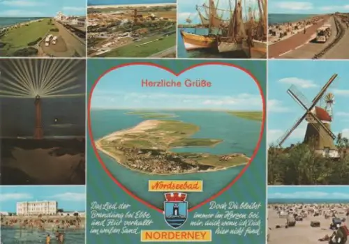 Herzliche Grüße Norderney - 1981