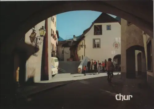 Schweiz - Schweiz - Chur - Partie in der Altstadt, Brotlaube - ca. 1980