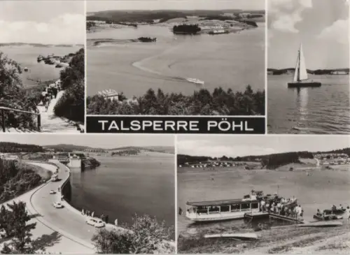 Talsperre Pöhl - mit 5 Bildern - 1977