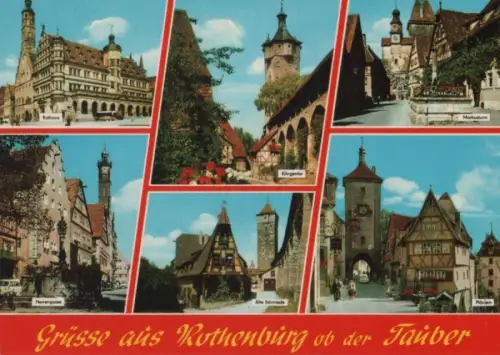 Rothenburg - u.a. alte Schmiede - ca. 1985