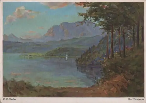 Walchensee - P.E. Recher - ca. 1960
