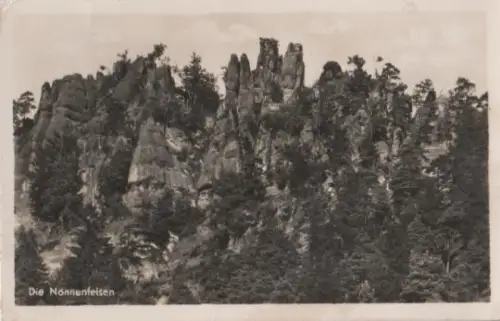 Kurort Jonsdorf - Nonnenfelsen - ca. 1955