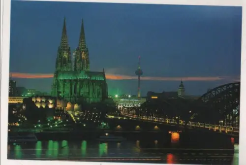 Köln - Dom mit Hohenzollerbrücke - ca. 1995