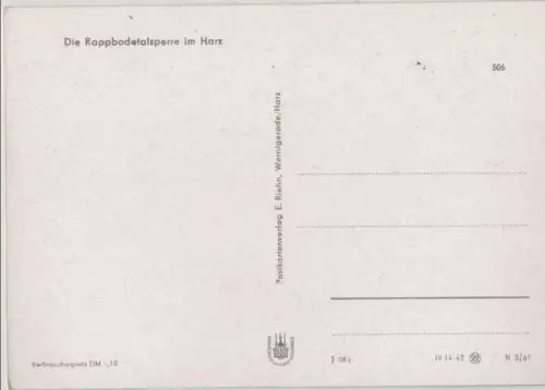 Rappbodetalsperre - Staumauer