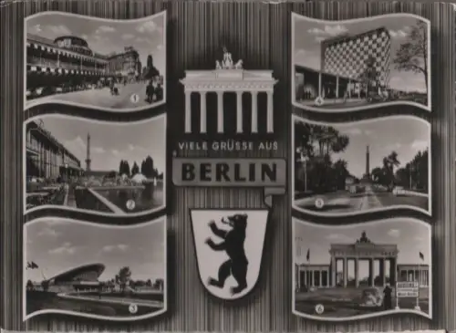 Berlin, Westteil - u.a. Kurfürstendamm - 1960