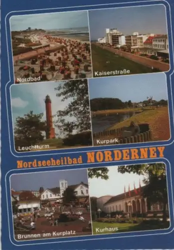 Norderney - u.a. Brunnen am Kurplatz - ca. 1985