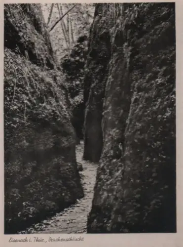 Eisenach - Drachenschlucht - ca. 1950