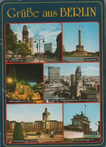 Berlin, Westteil - u.a. Siegessäule - 1989