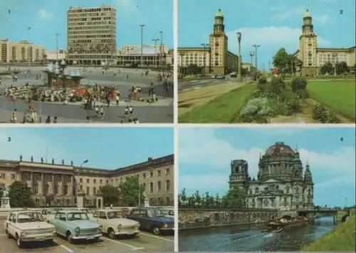 Berlin, Ostteil - u.a. Alexanderplatz - 1975