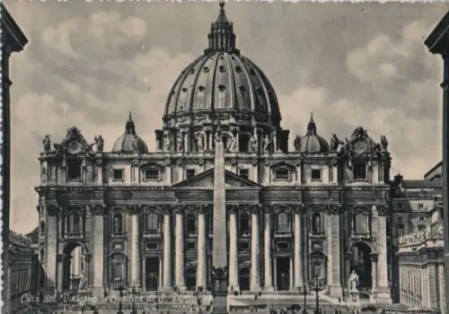 Vatikan - Vatikan - Vatikanstadt - Basilica di S. Pietro - 1954