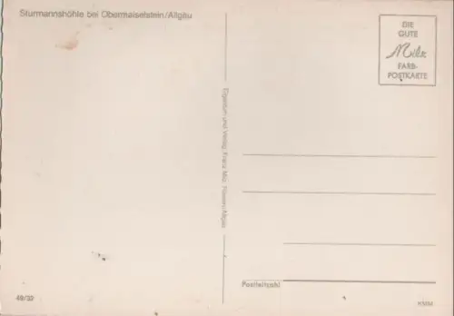 Obermaiselstein - Sturmannshöhle