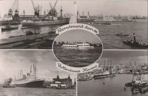 Niederlande - Niederlande - Rotterdam - Rondvaart door de Rotterdamse Havens - ca. 1960