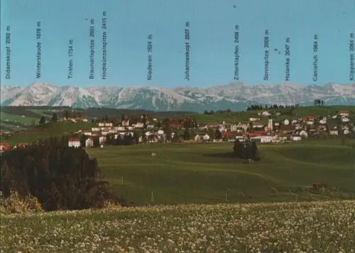 Scheidegg - mit Bregenzerwald-Bergen