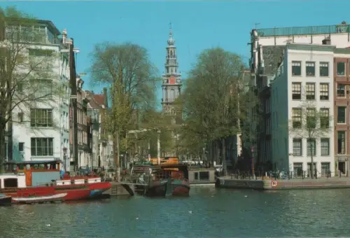 Niederlande - Niederlande - Amsterdam - Amstel met Ziderkerk - ca. 1990