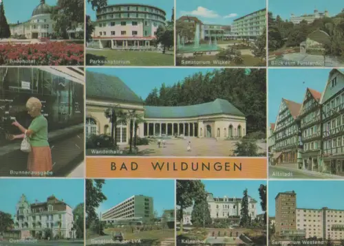 Bad Wildungen - u.a. Brunnenausgabe - ca. 1975