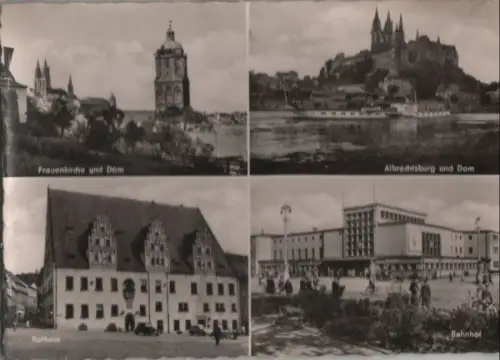 Meißen - u.a. Frauenkirche und Dom - 1962