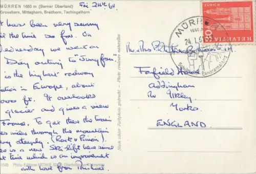 Schweiz - Mürren - Schweiz - Ansicht im Winter