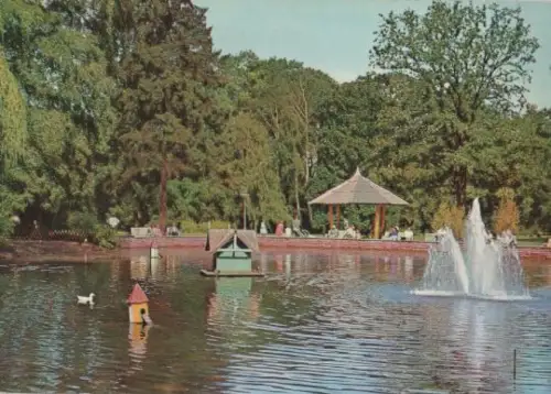 Bad Oeynhausen - Ententeich im Kurpark - 1967