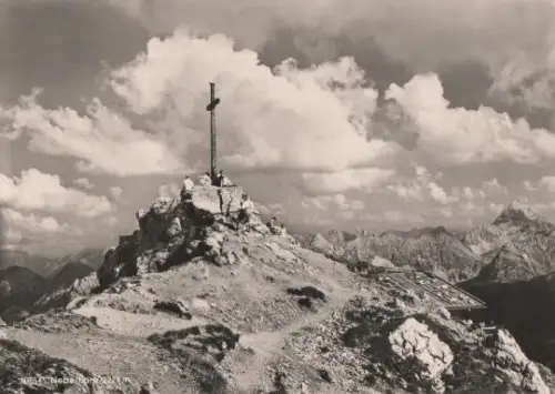 Oberstdorf - Nebelhorn - Gipfelkreuz - 1956