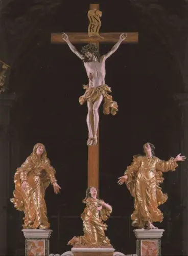 Österreich - Stams - Österreich - Basilika, Kreuzigungsgruppe