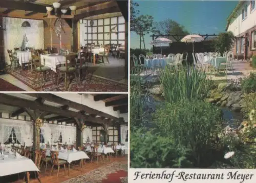 Drochtersen - Werbe-Klappkarte (Rückseite bedruckt) - ca. 1975