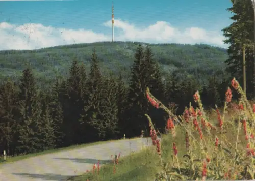 Fichtelgebirge - Ochsenkopf mit Fernsehturm - 1967