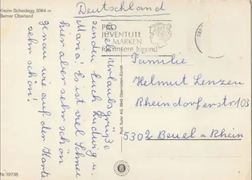 Schweiz - Kleine Scheidegg - Schweiz - 4 Winterbilder