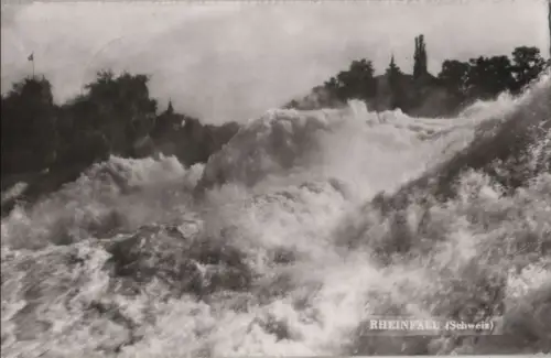 Schweiz - Schweiz - Rheinfall - mit Schloss Laufen - 1957