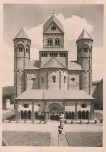 Maria Laach (Glees) - Basilika, Frontansicht - ca. 1960