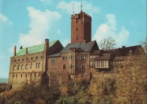 Eisenach - Wartburg von Südosten - 1984
