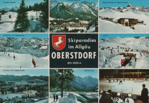 Oberstdorf - u.a. Sessellift am Nebelhorn - 1968