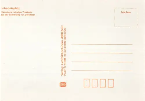 Leipzig - Johannisplatz (Reprint)