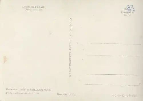 Dresden-Pillnitz - Neues Palais