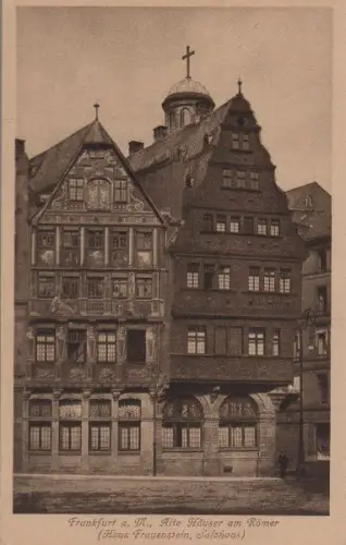 Frankfurt Main - Alte Häuser am Römer - ca. 1950