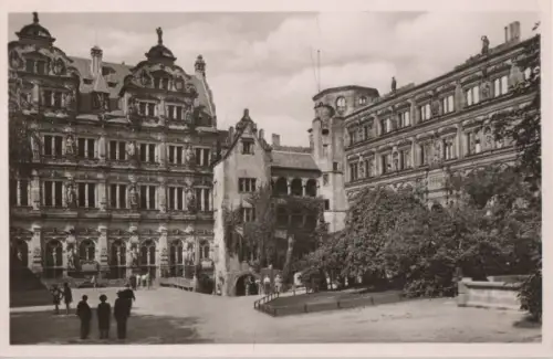 Heidelberg - Schloßhof - 1954