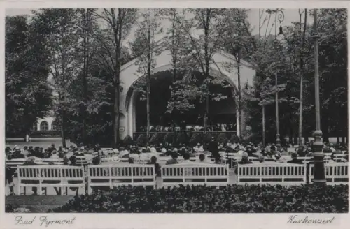 Bad Pyrmont - Kurkonzert - ca. 1950