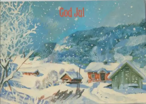 God Jul Winterbild