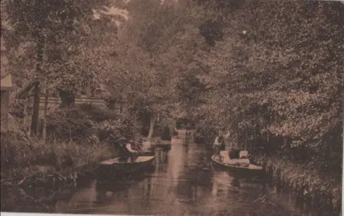 Lübbenau-Lehde - Im Dolzke-Fliess - ca. 1935