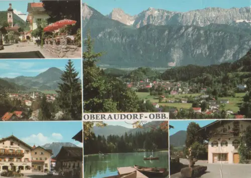 Oberaudorf - u.a. Dorfplatz - 1973