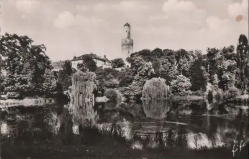 Bad Homburg - Schloß mit Schloßweiher - 1965
