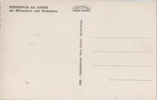 Schweiz - Davos - Schweiz - Sertigbach