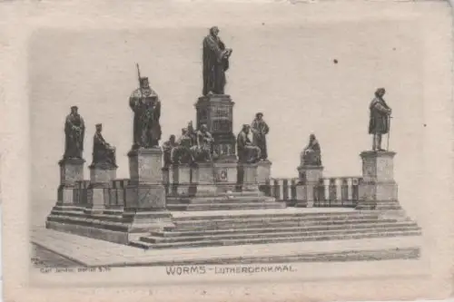 Worms - Lutherdenkmal - ca. 1925
