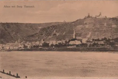 Alken - mit Burg Thurandt - ca. 1935