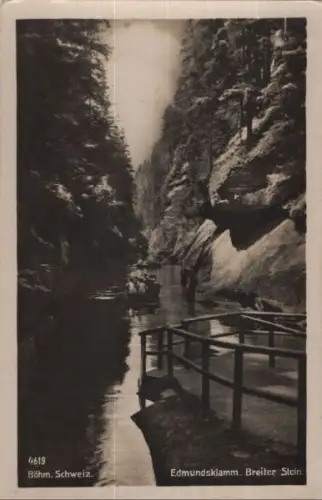 Tschechien - Edmundsklamm - Breiter Stein