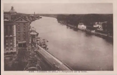 Frankreich - Frankreich - Corbeil - La Seine - ca. 1945
