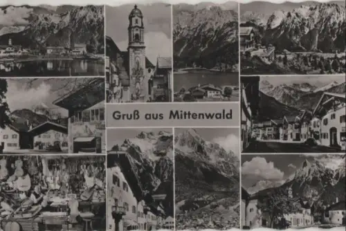 Mittenwald - mit 10 Bildern - ca. 1955