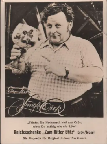 Cröv (alt für Kröv) - Reichsschenke Zum Ritter Götz - ca. 1940